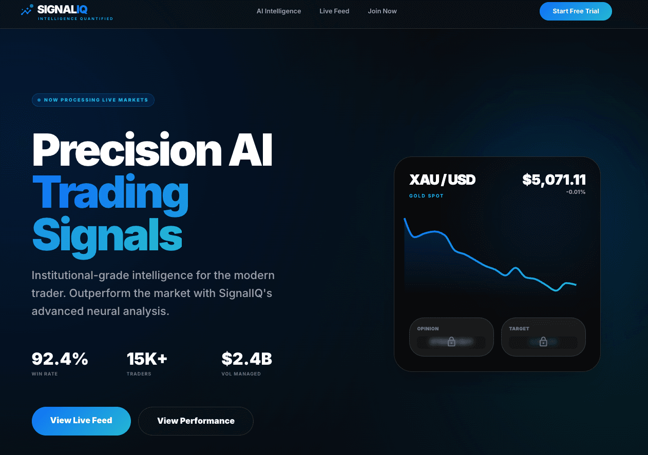SignalIQ — application screenshot